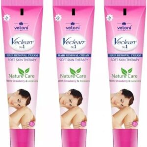 Veclean No 1 Hair Removal Cream 40G Pack Of 3