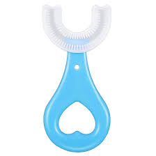 Sky Blue And White Toothbrush For Infant Baby