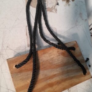 Wall Hanging Wooden Shelf Black