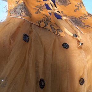 2 To 3 Yrs Girls Frock Yellow