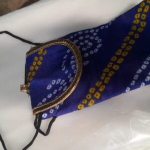 Girls Printed Sling Bag Blue