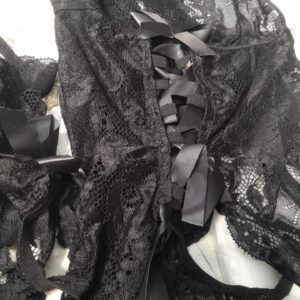 Womens Net Nighty Dress Black Size M