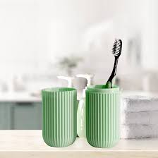 Plastic Toothbrush Holder Green
