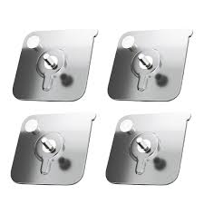 4 Pcs Adhesive Hooks