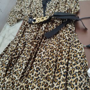 Tiger Printed Dress For Kids Girls Size 11 To 13Y