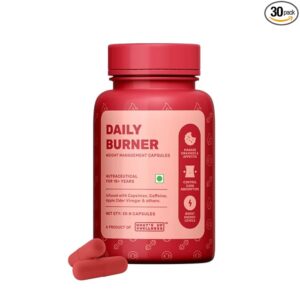 Whats Up Wellness Daily Burner Weight Loss Supplement Capsules 30N
