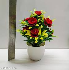 Artificial Flower Arrangement In A Pot