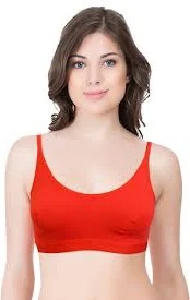 Women Sports Bra Red Colour Size 34