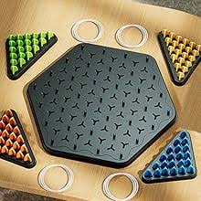Chain Triangle Chess Game Triggle Board Game Triggle Rubber Band Game