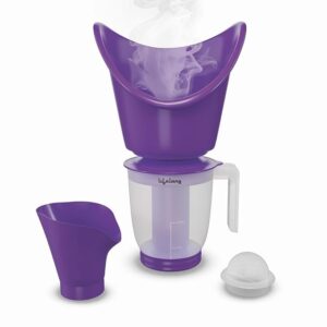 Lifelong Lls63 Face Nose Steamer 3 In 1 Plastic Steam Vaporizer Purple 430 Watt