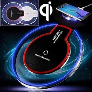 Fantasy Qi Standard Ultraslim Ufo Shape Christal Clear Wireless Charger