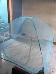 Stay Healthy Baby Mosquito Net Foldable 0 To 24 Month Baby4 Ft X 2Point5 Ft Size Blue Kids Mosquito Net Blue Tent