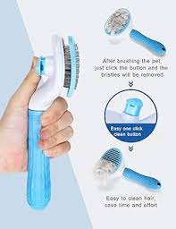 Cat Dog Comb Brush Blue And White Color