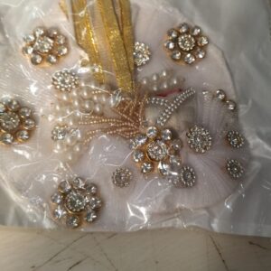 White Colour Laddu Gopal Dress Size 2