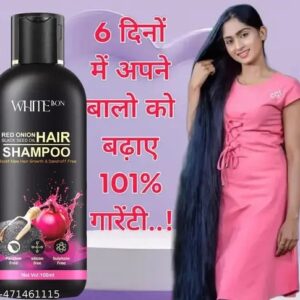 White Bon Red Onion Hair Shampoo 100Ml