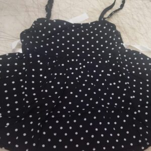 Black Color Printed Kids Girls Frock Size Newborn