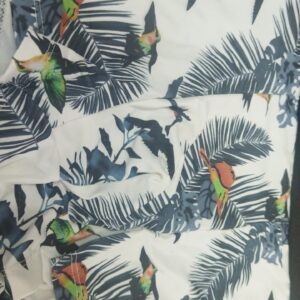 White Color Birds Printed Men Underwear Size M