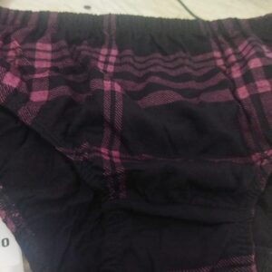 Black And Pink Color Printed Women Panty Size Xl