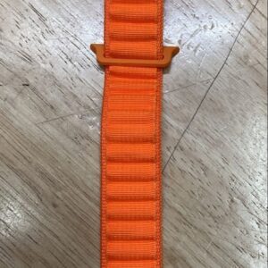Silicone Orange Watch Strap