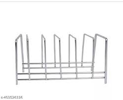 Silver Color Plates Rack
