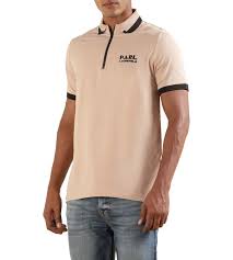 Karl Lagerfeld Light Brown Color Polo Avec Logo Allonge Polo Homme T Shirt For Men Size M