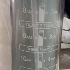 Plastic Sipper Bottle Black 1L