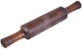Brown Wooden Belan For Chapati Roti