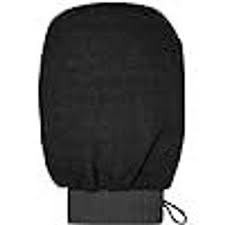 Black Colour Bath Glove