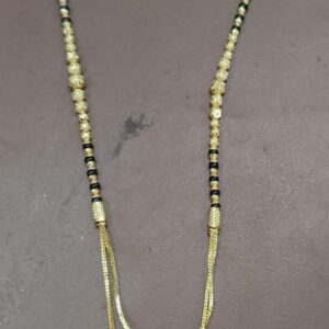 Golden And Black Mangalsutra For Women