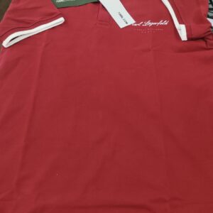 Karl Lagerfeld Maroon Colour Polo Karl Lagerfeld For Men Size L