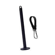 Black Iron Metal Weight Loading Gym Pin