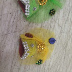 Green And Yellow Laddu Gopal Pagdi Pack Of 2