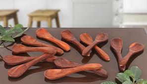 Wooden Spoon Set Of 10 For Spices Jars
