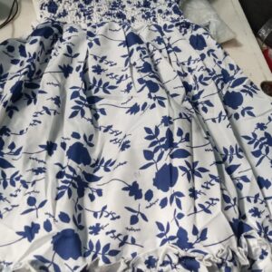 Girls Midi Dress Off White Size 9 To 10 Y