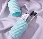 Plastic Toothbrush Holder Blue