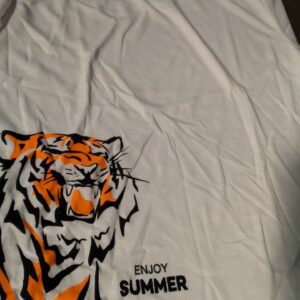 White Printed T Shirt For Boys Size 36