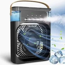 Nova Mini Air Cooler Fan Black