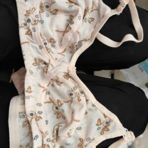 Women Bra Color Orange Size S