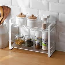 Kitchen Rack 2 Layer Color White