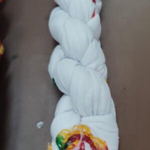 White Colour Cotton Dupatta For Women