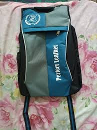 Grey And Green Backpack For Men