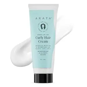 Arata Curl Cream For Dry Frizzy Wavy Curly Hair 50Gm