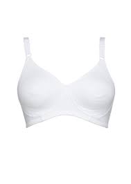 Women White Colour Bra 32
