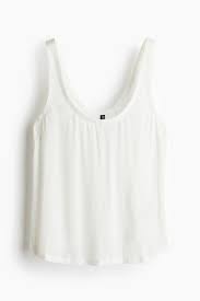 Women White Vest Top S