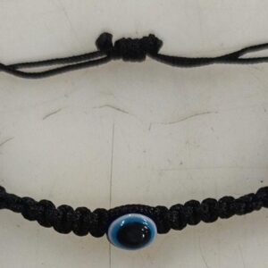 Evil Eye Charms Black Thread Bracelet Black Cord Adjustable Bracelet Men Women