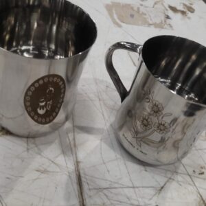 Stainless Steel Tea Cup 200Ml Pack Of 2