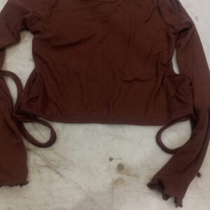 Women Top Brown Colour Size M