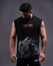 Cannac Furry Form Vest Tank For Men Black Size Xl