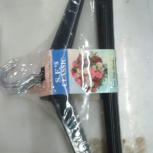 Plastic Hangers For Clothes Heavy Hanger Black Color Plastic Shirt Pack 12 Hangers