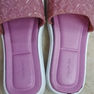 Womens Pink Color Pvc Daily Wear Sandal Size 38